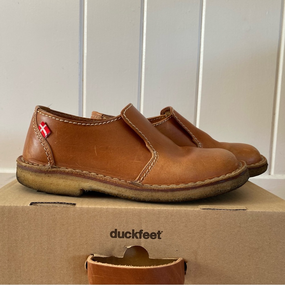 Duckfeet Falster - Danish Made Brown Leather Shoes M/W size 40